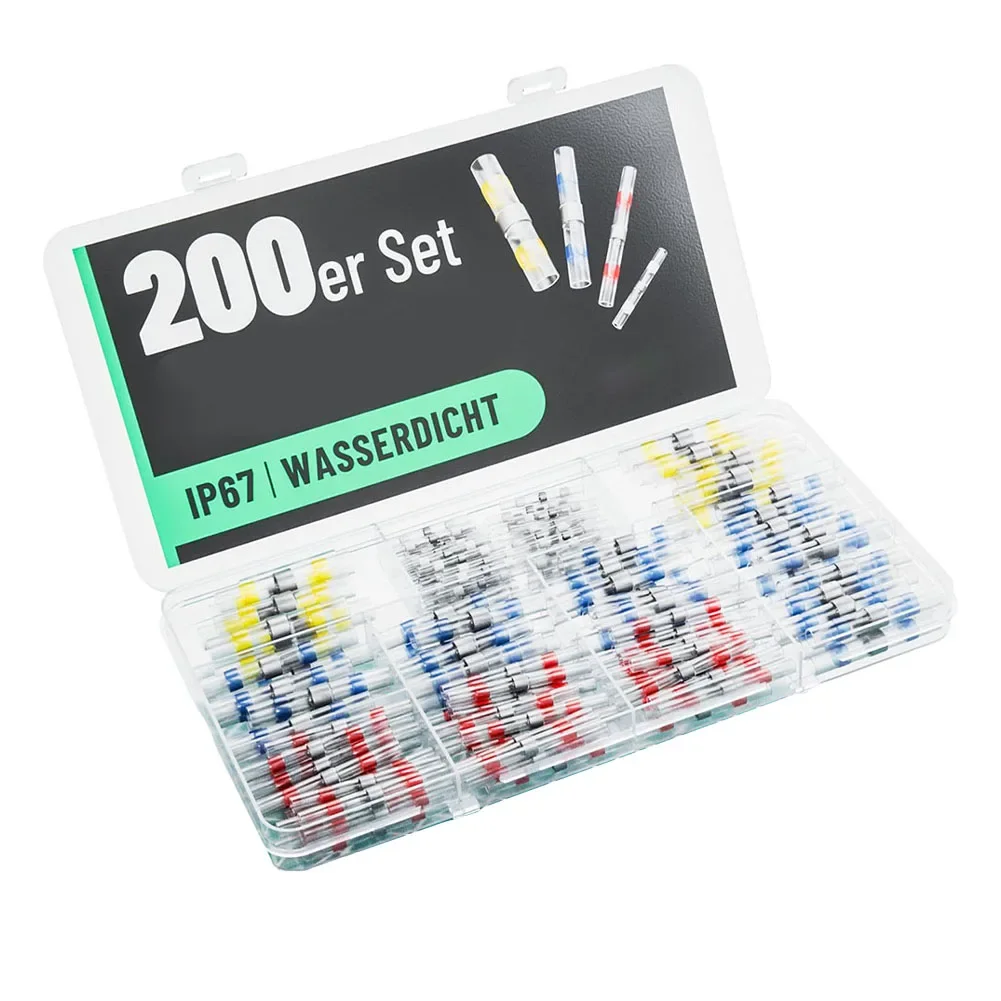 

Cable Repair Kit Heat Shrink Tubing Flexible Use Heat-Shrink Design Reliable Soldering Waterproof Protection Tool