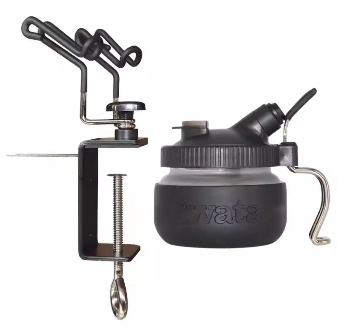 ANEST IWATA CL300 UNIVERSAL SPRAY OUT POT & AH400 UNIVERSAL AIRBRUSH HOLDER