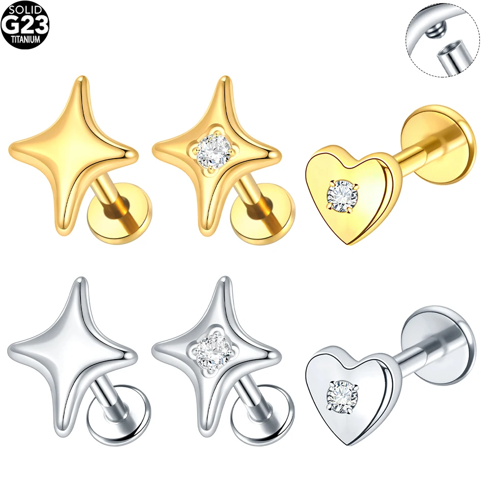 1/5PCS Titanium Hea…