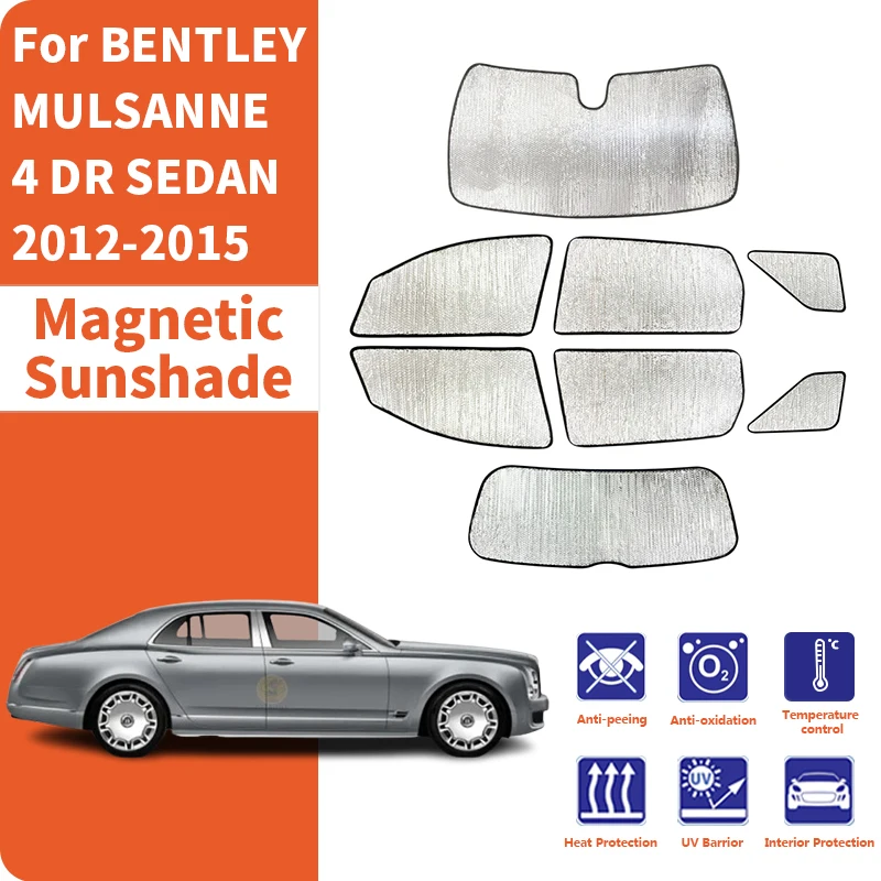 

Custom Car Window Sunshade Anti-UV Car Sun Window Visors Sunshade Covers Accessories For BENTLEY MULSANNE 4 DR SEDAN 2012-2015