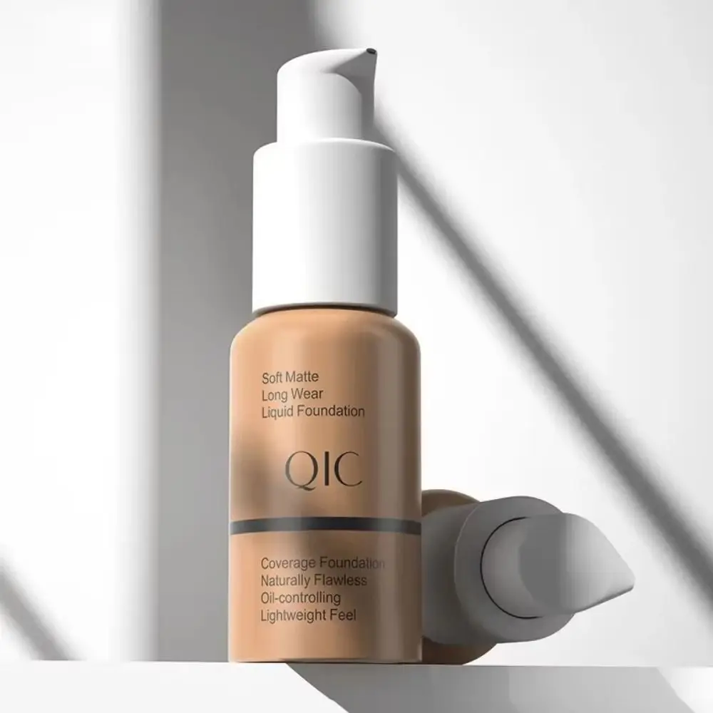 Onzichtbare Poriën Vloeibare Foundation Transpiratie Niet-pluizende Gezichtsbasiscrème 8 uur Blijvende Waterdichte Foundation Make-up Toepassing