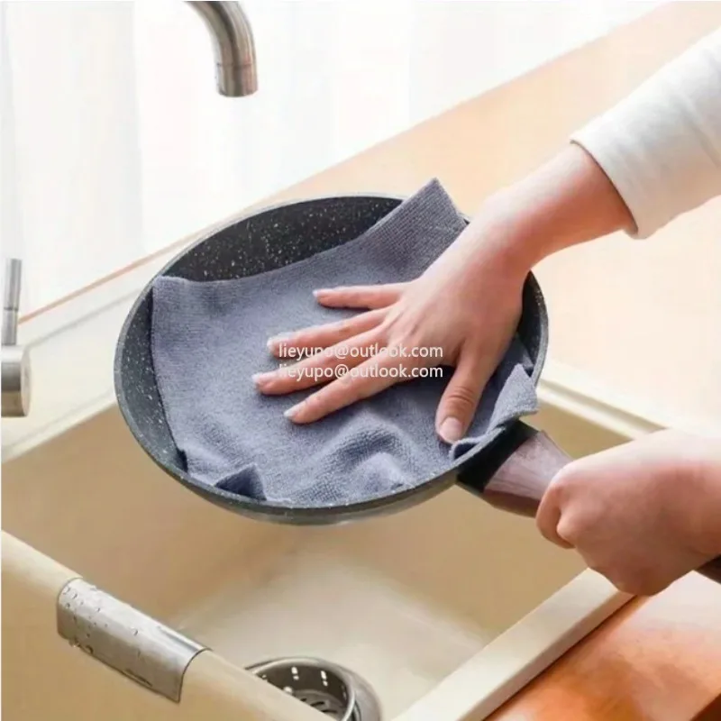 

20 Sheets/Roll Microfiber Dishcloth – Multi-Functional Double-Sided Kitchen Cloth, Ideal for Utensil Cleaning, Kitchen Accessory