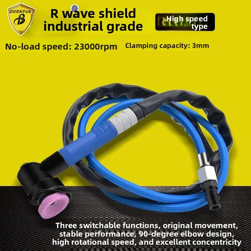 

Пневматическая шлифовальная ручка Wave Shield 90 градусов, угловая шлифовальная машина, пневматический шлифовальный инструмент, шлифовальная машина Bd-1539