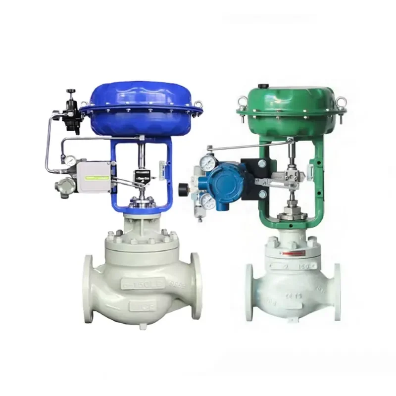 

Covna Diaphragm Control Valve With Positioner Flow Adjust Pneumatic Actuated Regulating Valve Control Valves for Water Air