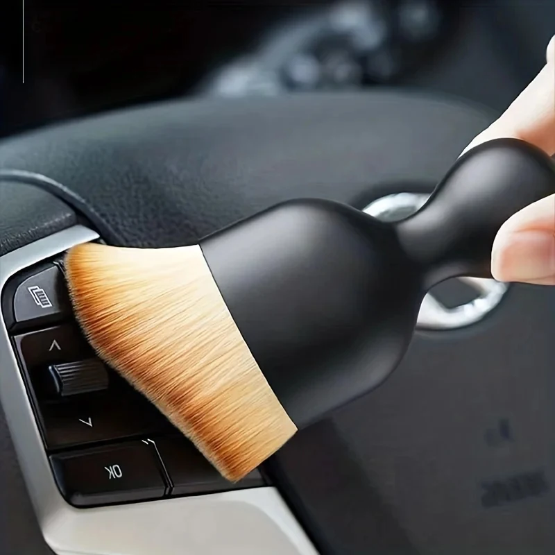 1-6Pcs Makeup Brush Multifunctional Wine Cup Brush Car Dust Removal Curve Brush Wave Type Powder Foundation Brush Beauty Tools