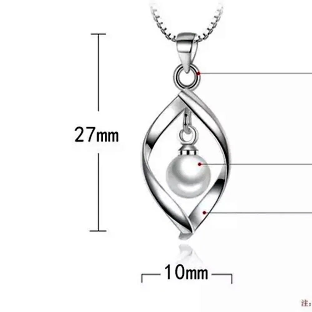 絶妙な銅の真珠のペンダントネックレス、パーソナライズされた鎖骨チェーン、女の子のための繊細なロマンチックなイヤリング