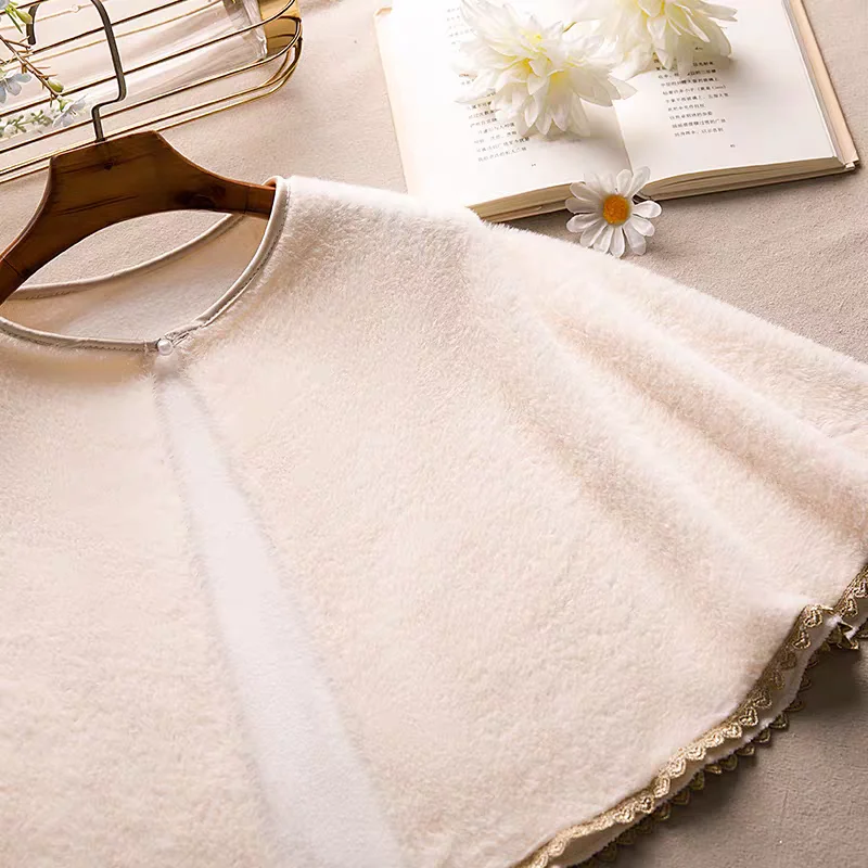 New Vintage Elegant Women Gold Velvet Wrap Bolero Accessories Lady Lace Shawl Capes Sun Protection Coats Cloak Pullovers WZ2538