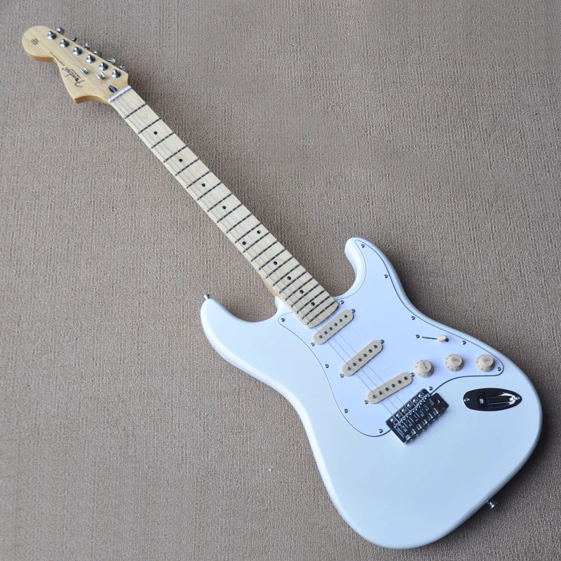 Signature Big Head Notch Electric Guitar White High Quality Factory Shipped OTGT-2073