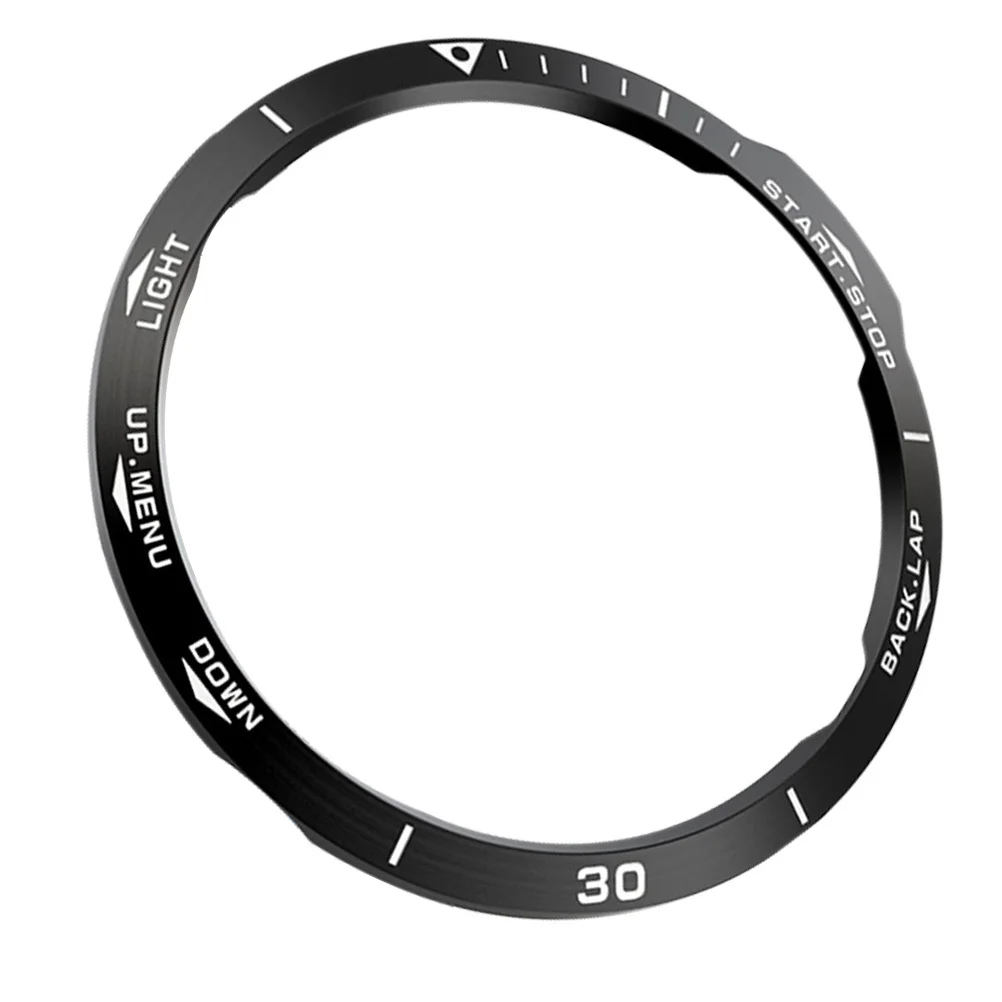 

1pc Stainless Steel Bezel Metal Ring Protective Cover For Fenix 6X Durable Lightweight Easy Install Watch