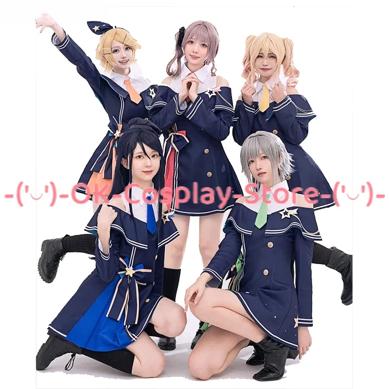 

Game Leo/need Cosplay Costumes Hoshino Ichika Tenma Saki Mochizuki Honami Hinomori Shiho Rin Cosplay Dress Custom Made