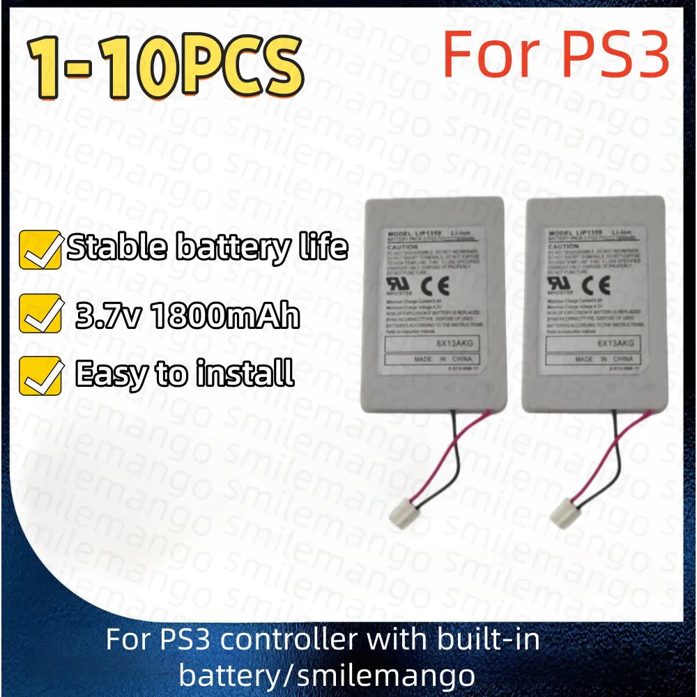 1-10PCS PS3 Battery…