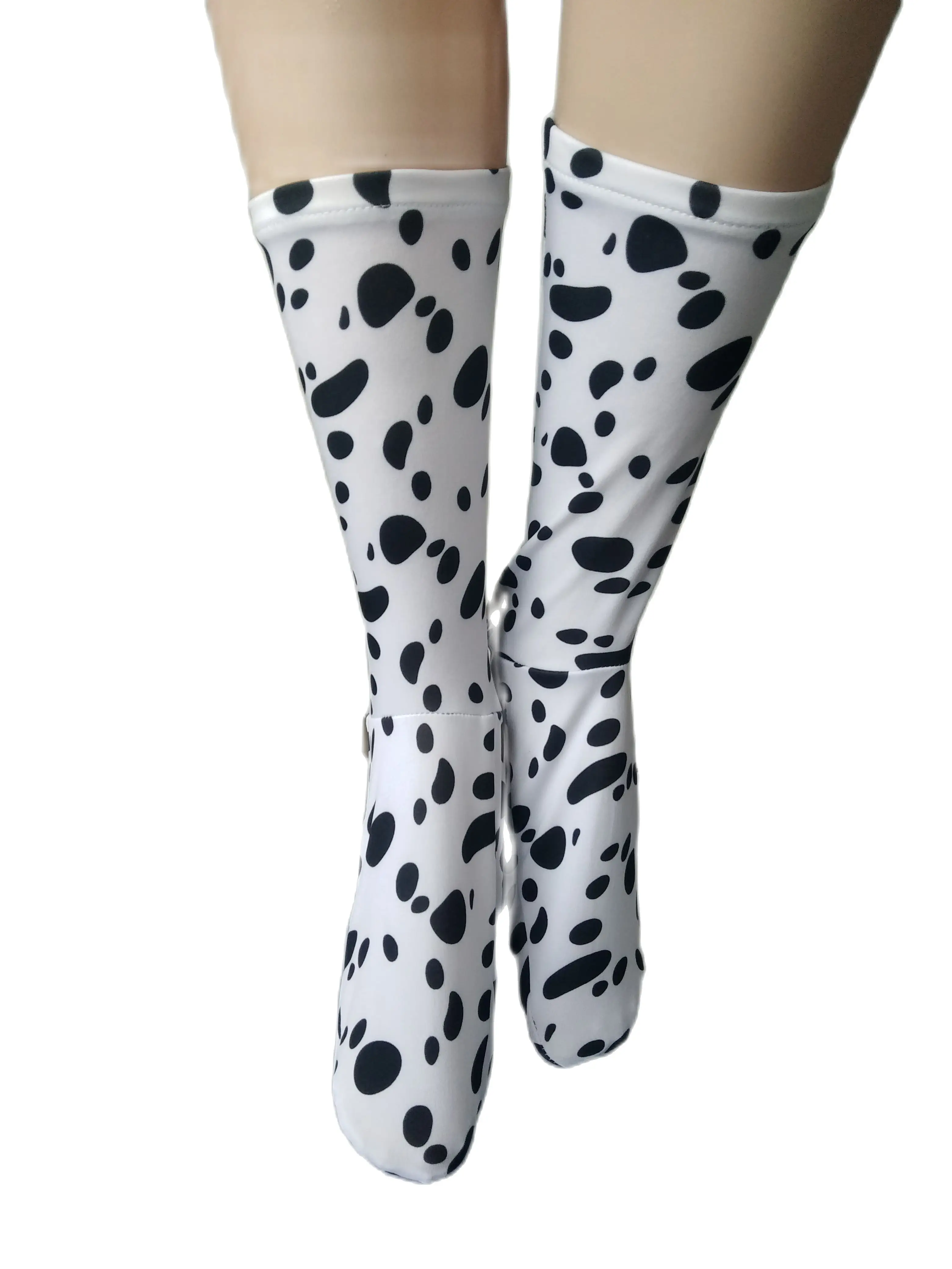 Black and white speckles girls sexy long Stockings long Socks cosplay accessories Halloween Party