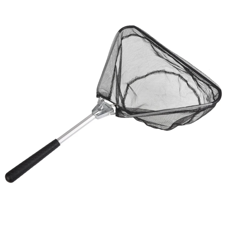 

Portable Aluminum Alloy Fish Landing Net NonSlip Folding Triangular Fishing Net