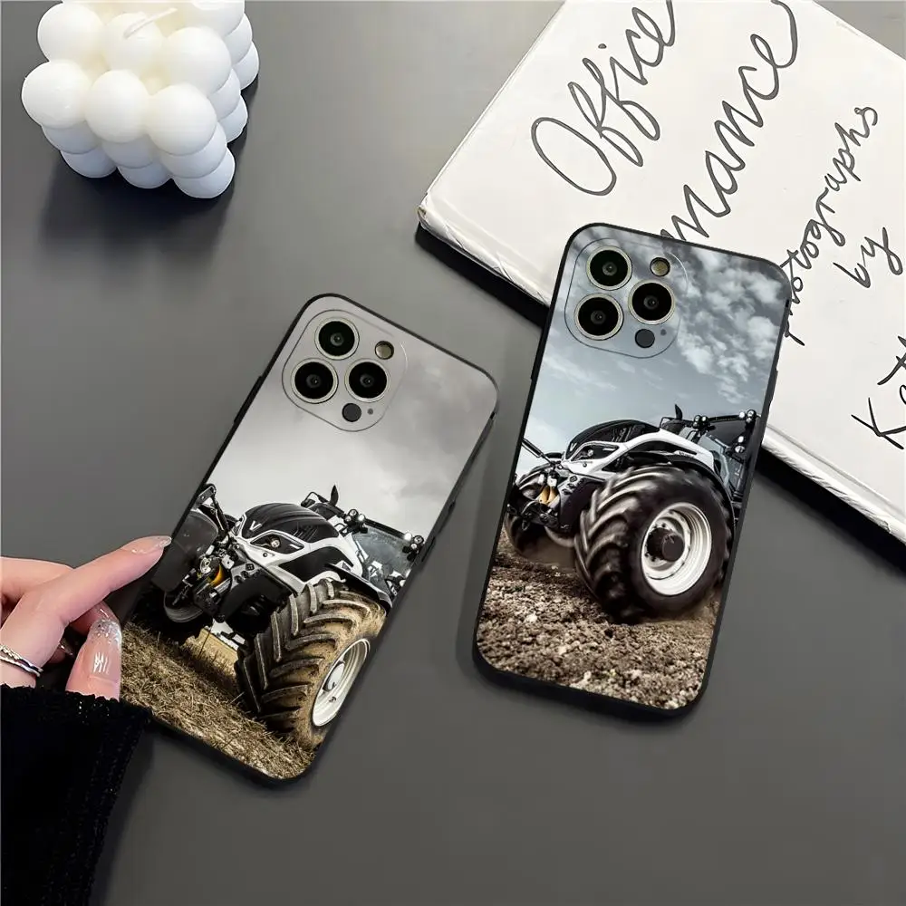 Funda de teléfono Tractor-Valtra para IPhone 17 15 16 13 Pro Max 14 12 11 Xr X 8 7 6 Plus contraportada de lujo