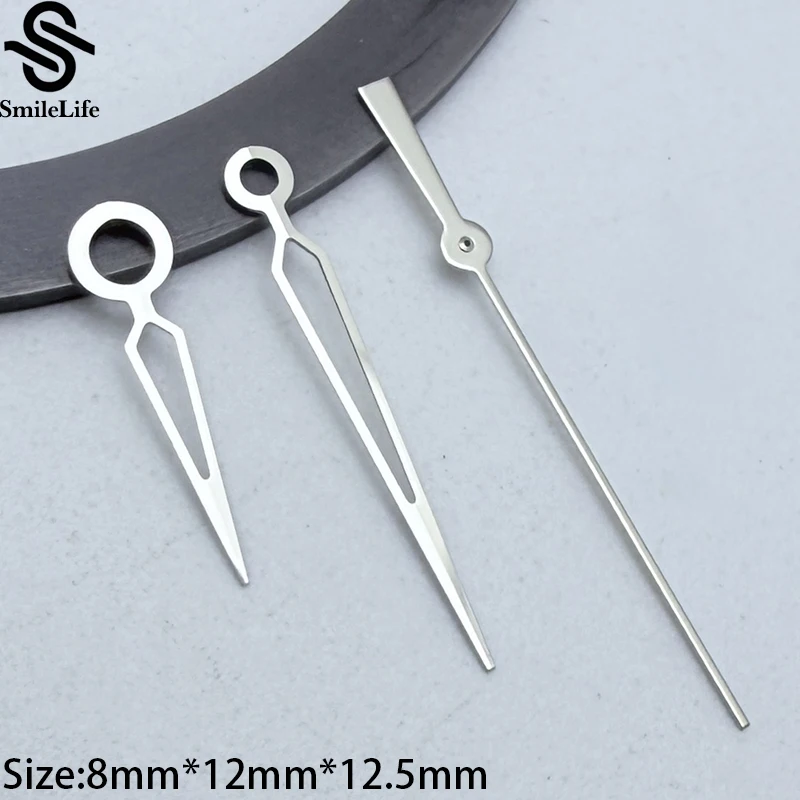 SmileLife NH35 Silver Hollow Watch Hands Fit NH35/NH36/4R/7S  Movement Mechanical Watch Accessories