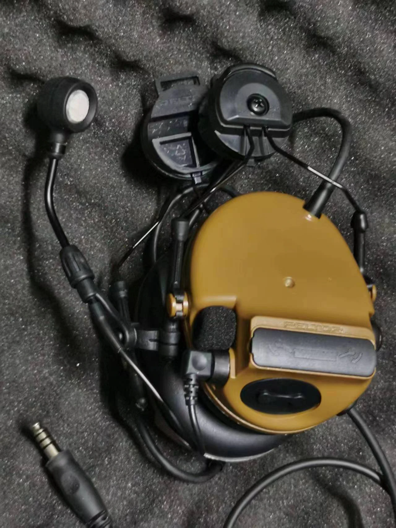 Comtac xpi viポーラーノイズリダクションタクティカルヘッドセット