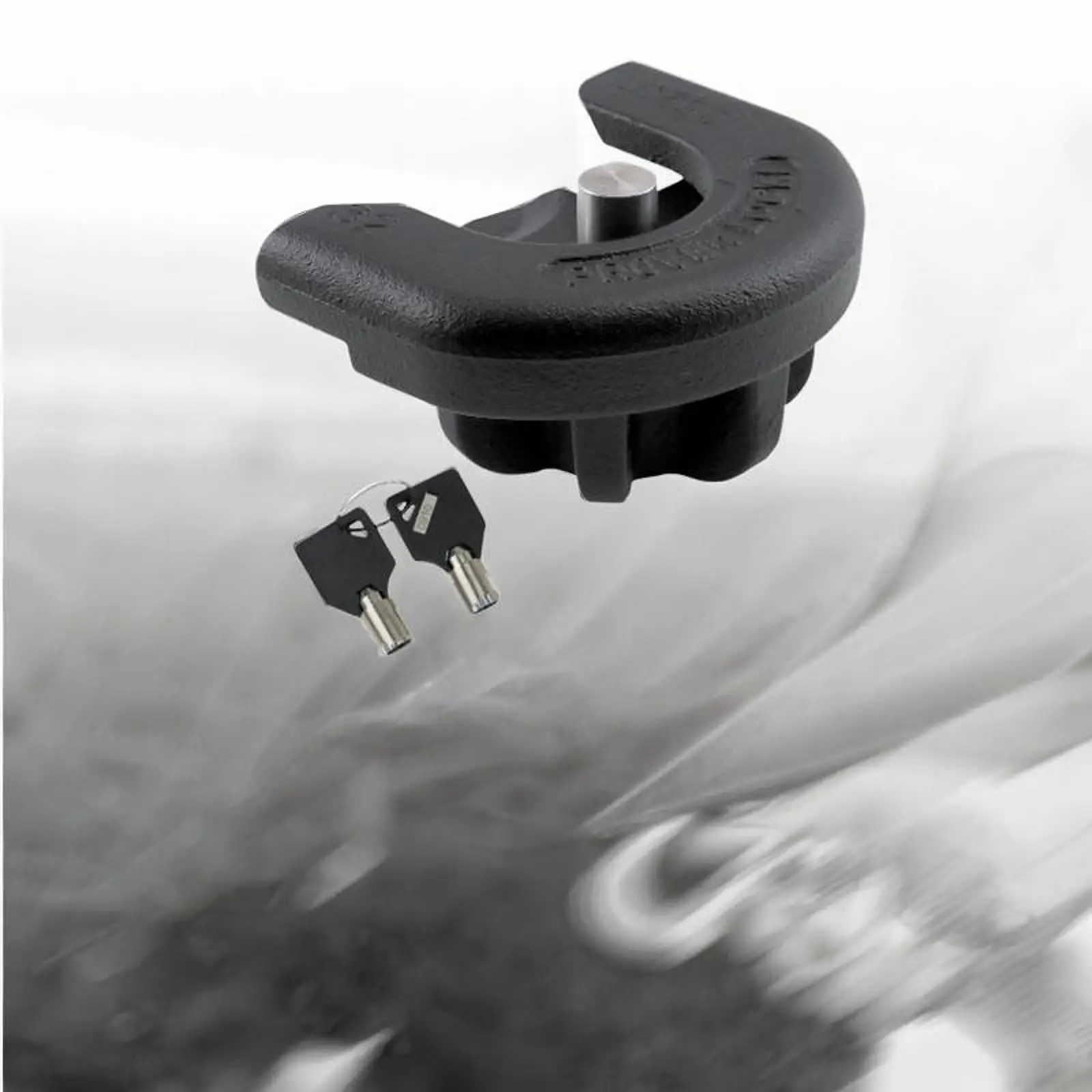 

Trailer Hitch Lock Accessory Heavy Duty Multipurpose Tow Hitch Lock with Keys Black Easily Install Professional Practical