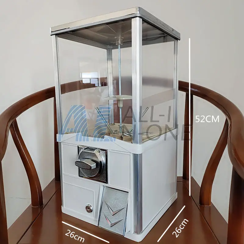 Large square egg twister coin-operated commercial opening props desktop lottery machine coffee capsule