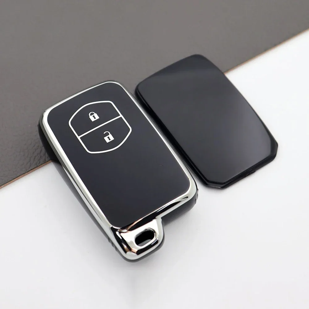 TPU Car Remote Key Case for Toyota Prius 30 Alpha Aqua Land Cruiser Auris for Lexus LC 200 Key Cover Holder 2012 - 2014