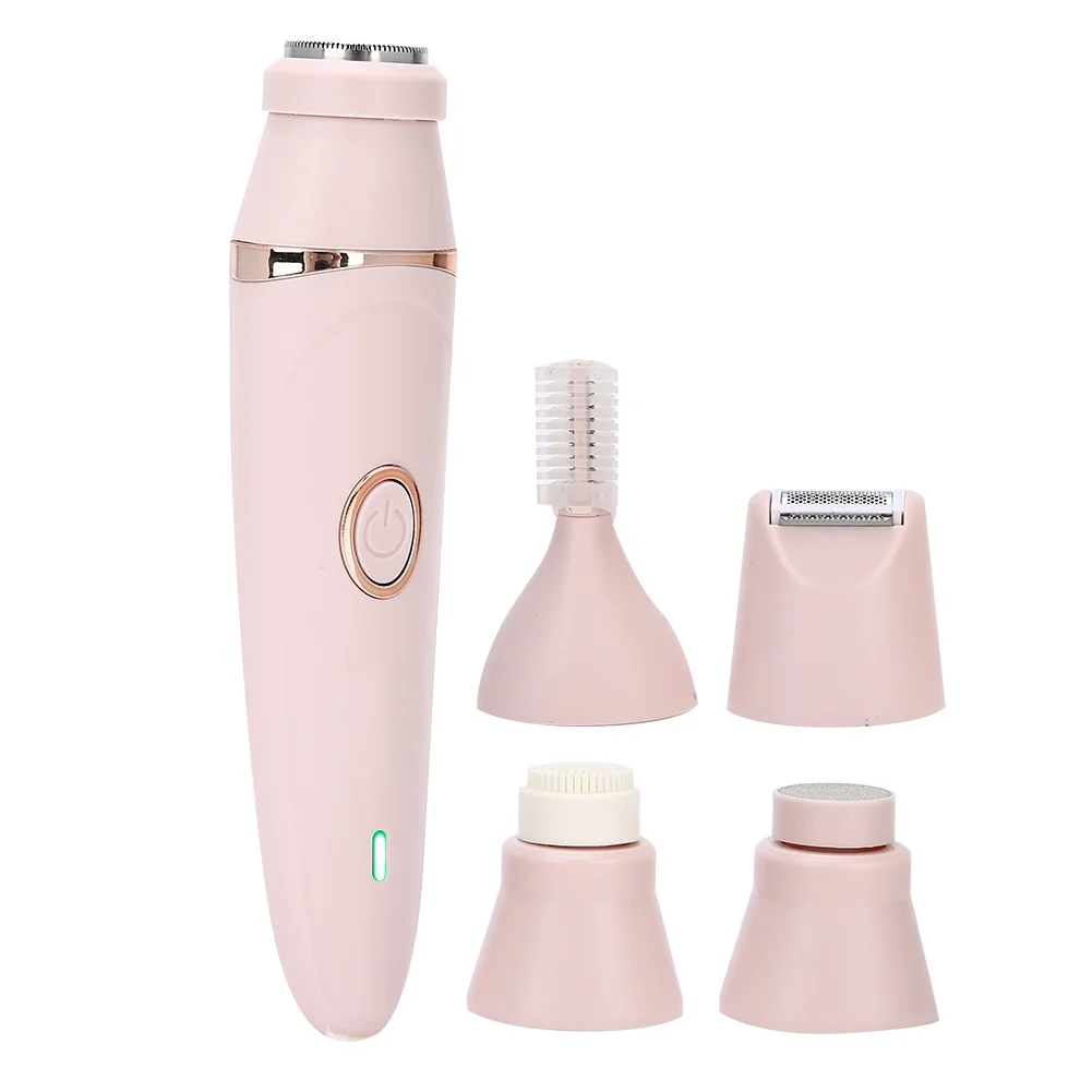 5-1 Electric Women Lady Body Hair Removal Wet Dry Shaver Epilator Bikini Trimmer Multifunctional Shaver Removal Instrument