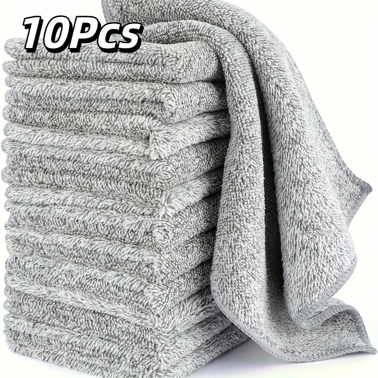 Ultra Soft Microfiber Cleaning Cloth Super Absorbent Fast Drying Lint Free Cloth for Kitchen Car Furniture Cleaning ﻿