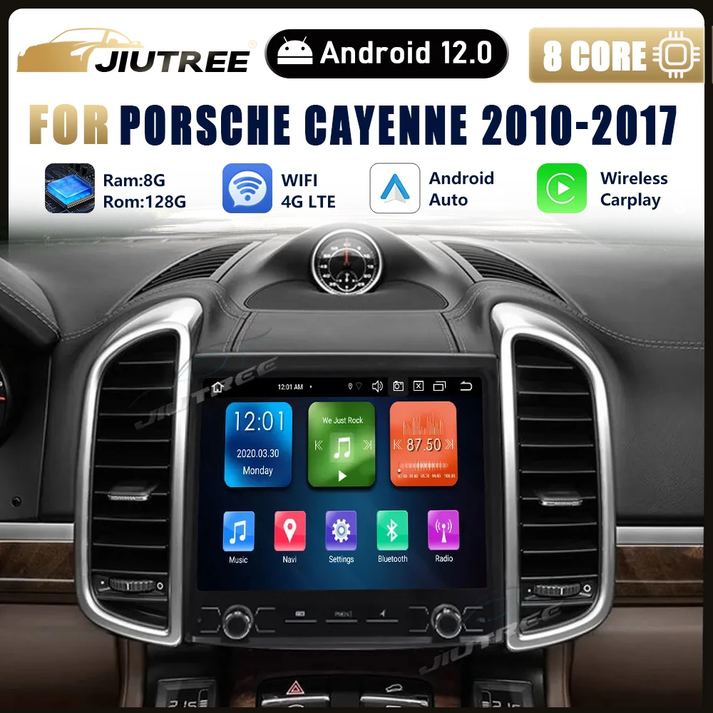 Car Radio Android multimedia player 128GB For porsche cayenne 958 porche porshe cayenne 2010-2017 car stereo head unit carplay