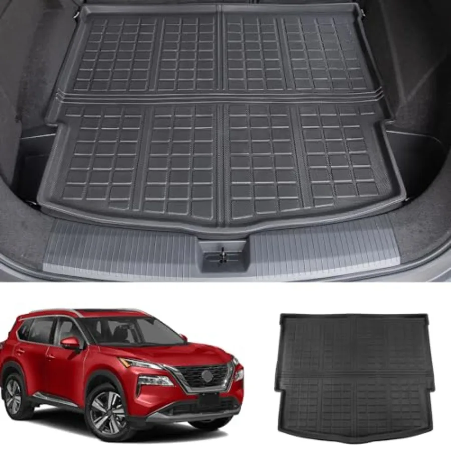 

Cargo Mat Compatible with 2021-2026 Nissan Rogue Trunk Mat Cargo Liner TPE Trunk Liner Replacement for 2021 2022 2023 2024 2025