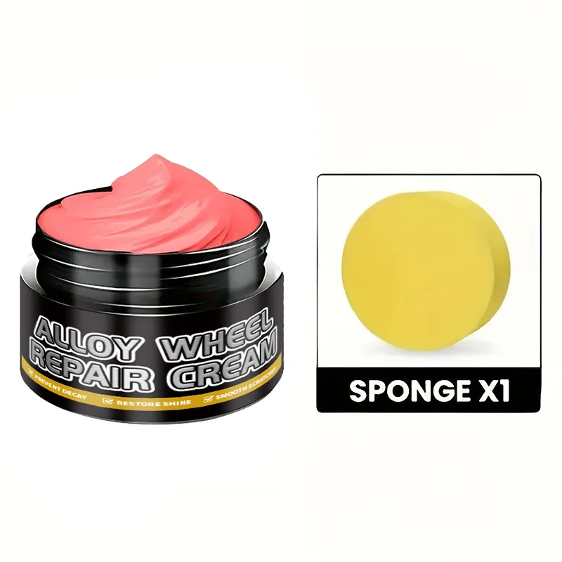 مجموعة معجون إصلاح محور العجلة المصنوعة من السبائك العالمية، وإصلاح الخدوش، وتلميع مطلي بالكروم ومعجون تلميع محور العجلة