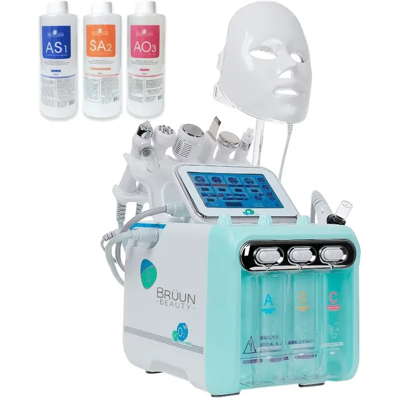 جهاز العناية بالوجه بالهيدروجين والأكسجين - جهاز هيدرا متعدد الوظائف 7 في 1 لترطيب البشرة #1