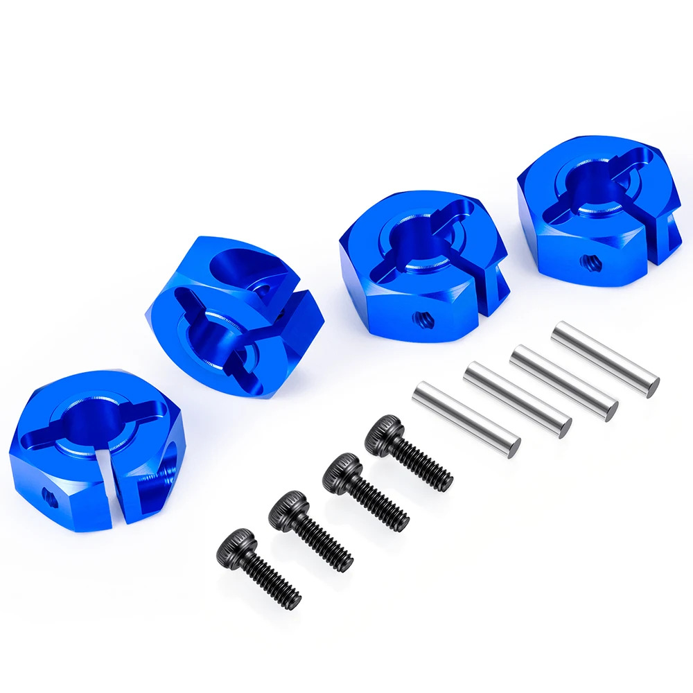 AXSPEED Metal Wheel Hex Hub Adapte Combiner For 1/10 T-raxxas Rustler RC  Buggy Off‑Road Car Upgrade Parts