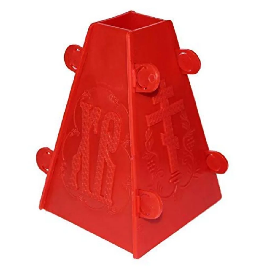 

Красная пластиковая форма для пасхального сыра, 63 дюйма в высоту, 1 кг, для праздничного декора и подарков