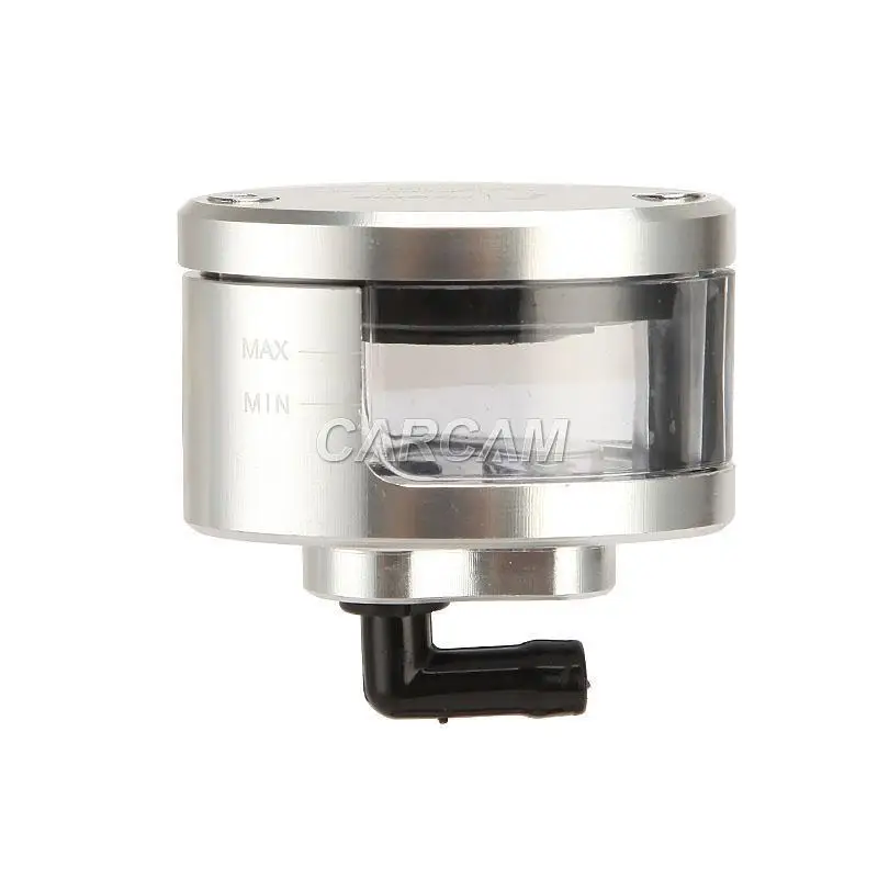 

Серебристый мотоциклетный тормозной резервуар с ЧПУ, масляная чашка, спортивный уличный скутер, велосипед для грязи для Suzuki Triumph Honda Ducati Kawasaki Yamaha...