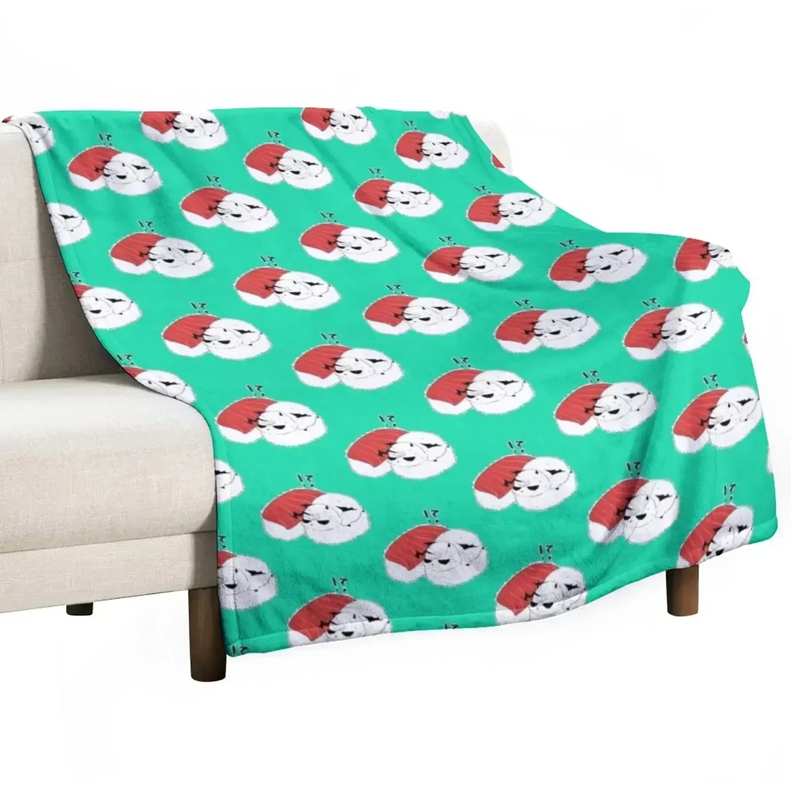 New EGG-IE SUSHI (Welcome to Demon School, Iruma-kun) Throw Blanket Designers wednesday decorative Soft Big Blankets
