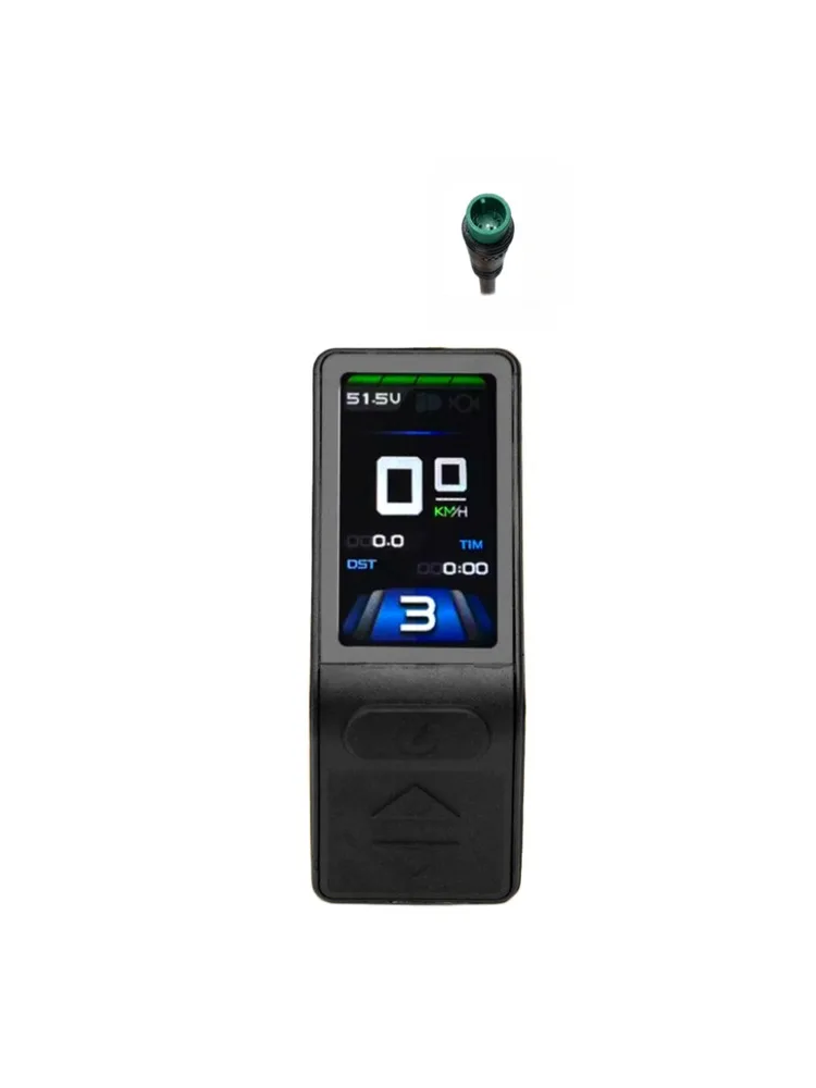 AliExpress NONE Electric Bike LCD Panel Compatible with For KT-TF04 Controllers for 24V 36V 48V Applications Using SM Waterproof Interconnection