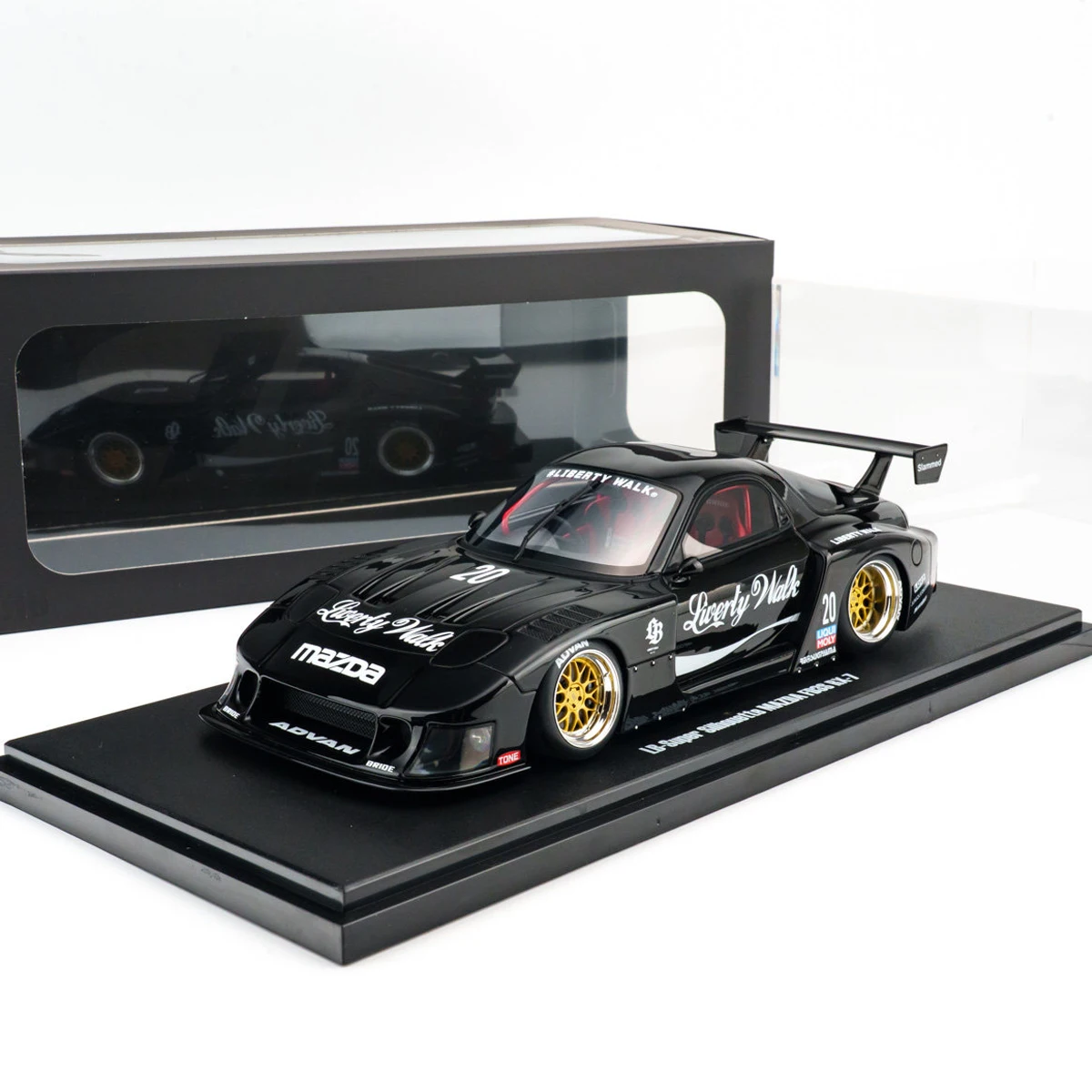 GT SPIRIT 1:18 Scale Resin Mazda RX7 FD3S Supercar Toys Sports Cars Model Classics Nostalgia Adult Gifts Souvenir Static Display