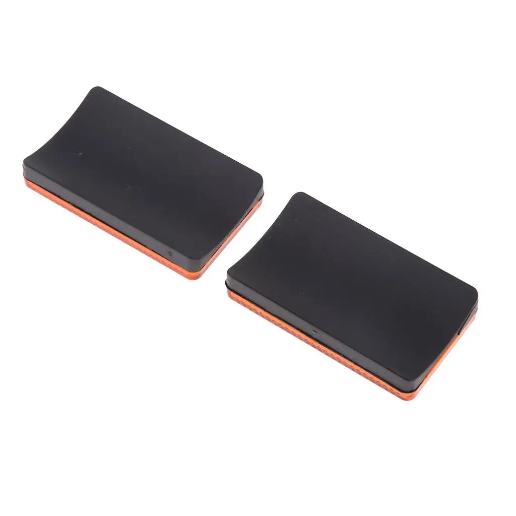 Réflecteurs de fourche avant rectangulaires pour moto, ambre, vélo RL D343