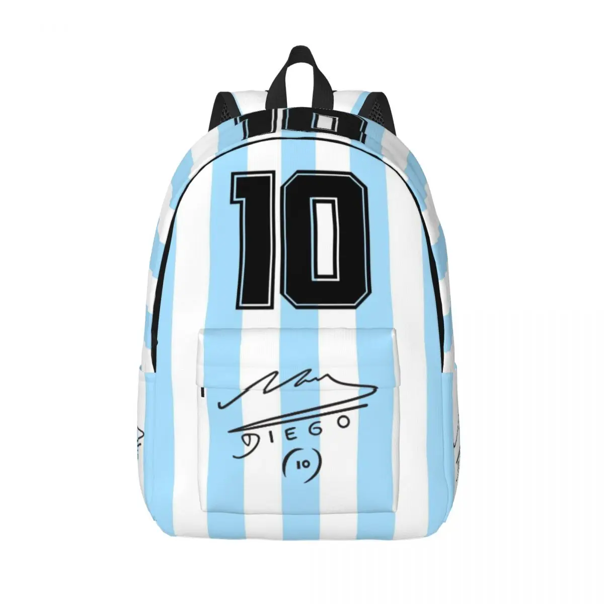 Diego Maradona D10 nueva moda mochila universitaria impermeable de alta capacidad bolsa de viaje para ordenador portátil de moda 15,7 pulgadas 17,7 pulgadas