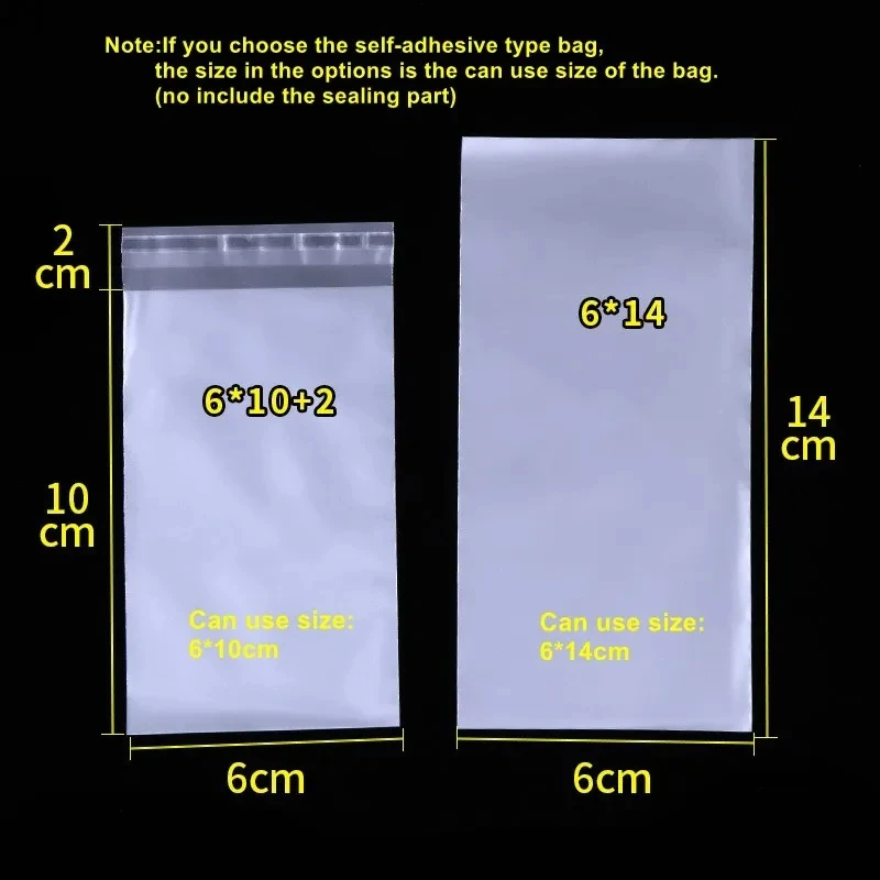 StoBag Frosted CPE Self Adhesive Bag Top Open Bags Soft Jewelry Accessories Digital Electronic Product Charging Cable Packaging