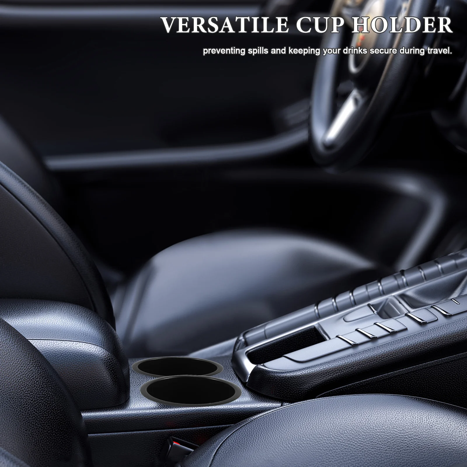 

Cup Drink Holder Insert 4 Inch Metal Ashtray Multifunctional Suitable for Rv Car Yacht Stable Cup Holder Organizer