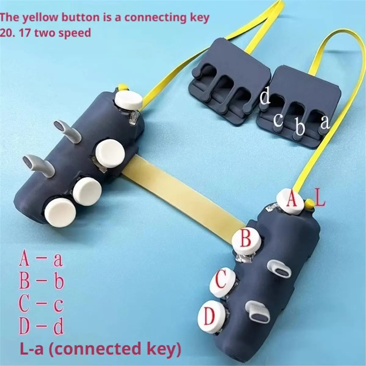 

Игровой контроллер Y69A для мобильных игр, геймпад с 6 кнопками, ручка-триггер для планшетов и iPad