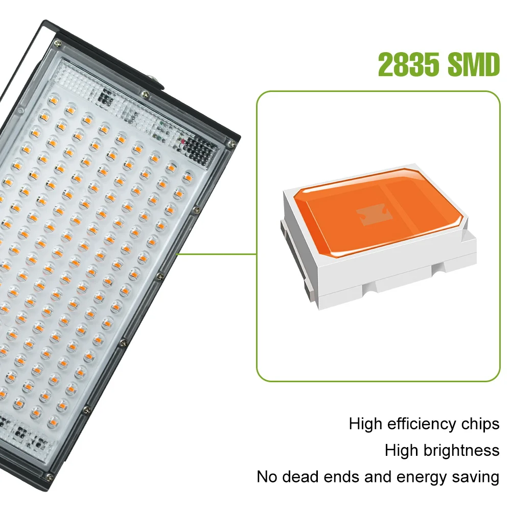 LED Grow Light Full Spectrum serra tenda Grow Box Flower Seed verdura coltivazione idroponica piante lampada 25W 50W 100W 200W