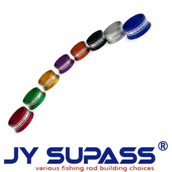 JY SUPASS 2pcs ID22 winding check WC16 rod building components Trim Ring For Fuji Reel Seat for rod custom trim ring