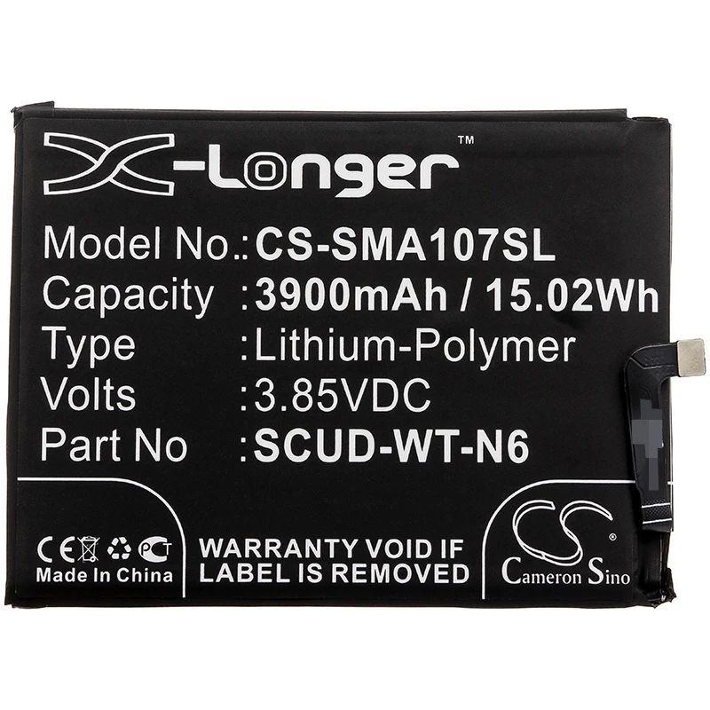 

Li-Polymer Mobile, SmartPhone Battery for Samsung,3.85v,3900mAh,Galaxy,A10s,A20s,Galaxy A10s 2019,SM-A107,SM-A107F/DS,SCUD-WT-N6