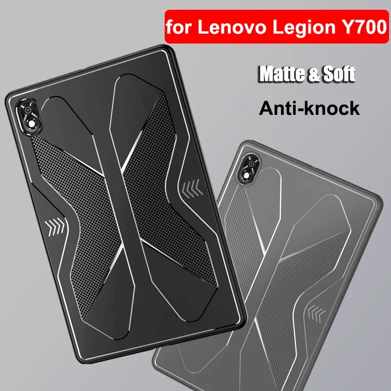 for Lenovo Legion Y700 2023 ii 2022 i inch Case Heat Dissipation Soft Matte Anti-slip Cooling Cover Rugged Durable Gaming Shell