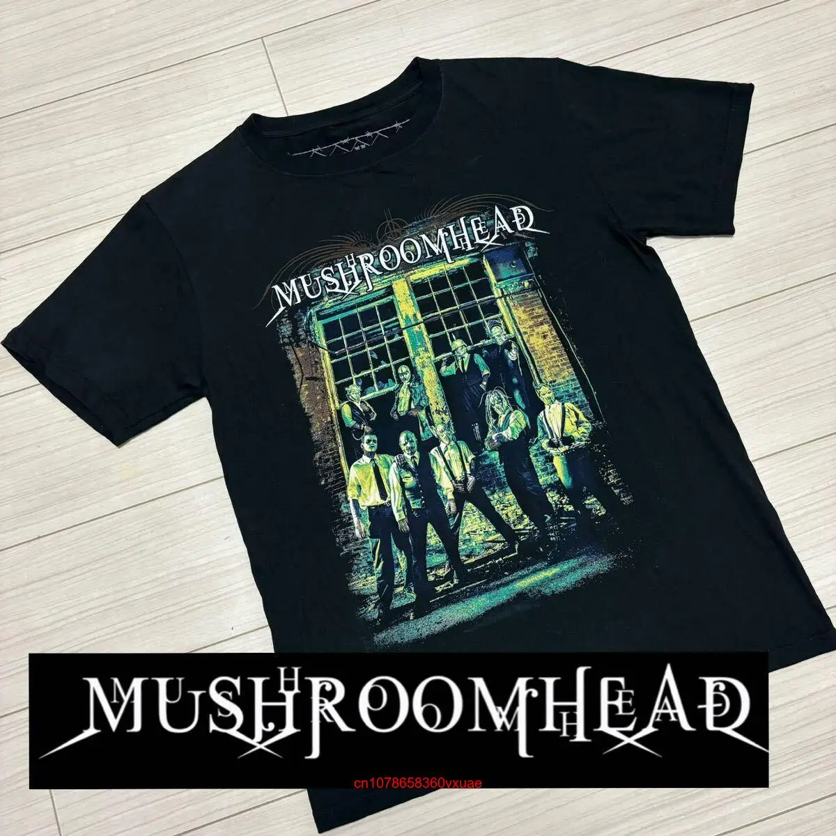 Mushroomhead Mushroom Head Band T Shirt Van M Black Hard Rock Heavy Metal long or short sleeves