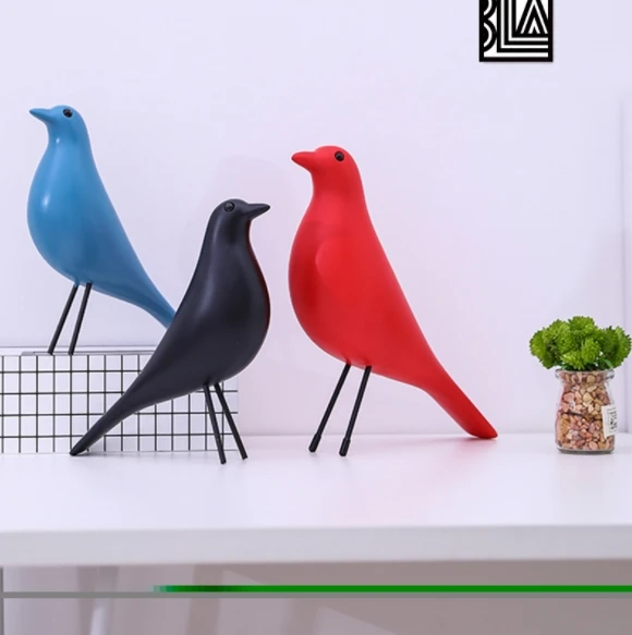 

Ins Simple Birds Fengshui Mascot Resin Ornaments Home Livingroom Cabinet Figurines Crafts Office Desktop Sculpture Decoration