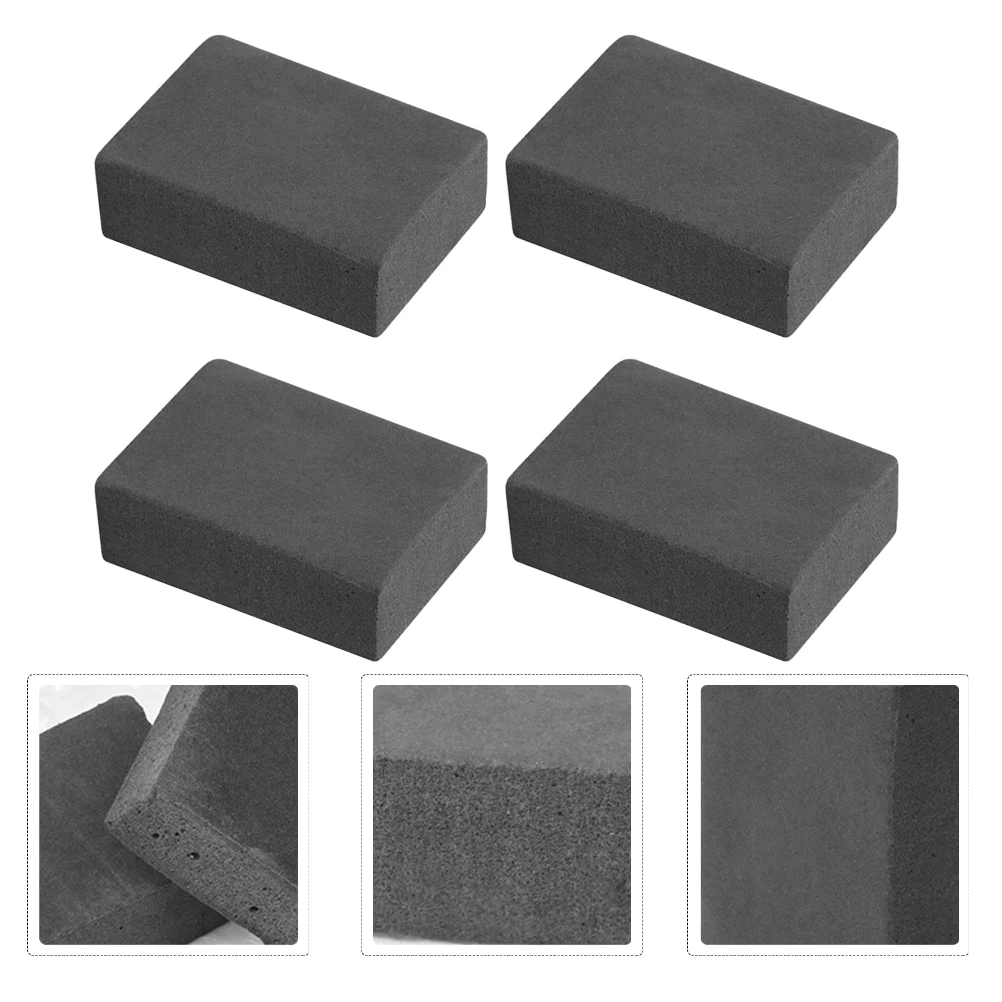 

4 Pcs Pads Noise-absorbing Erhu Sound Filter Simple Sponge Dark Grey Practice Mute