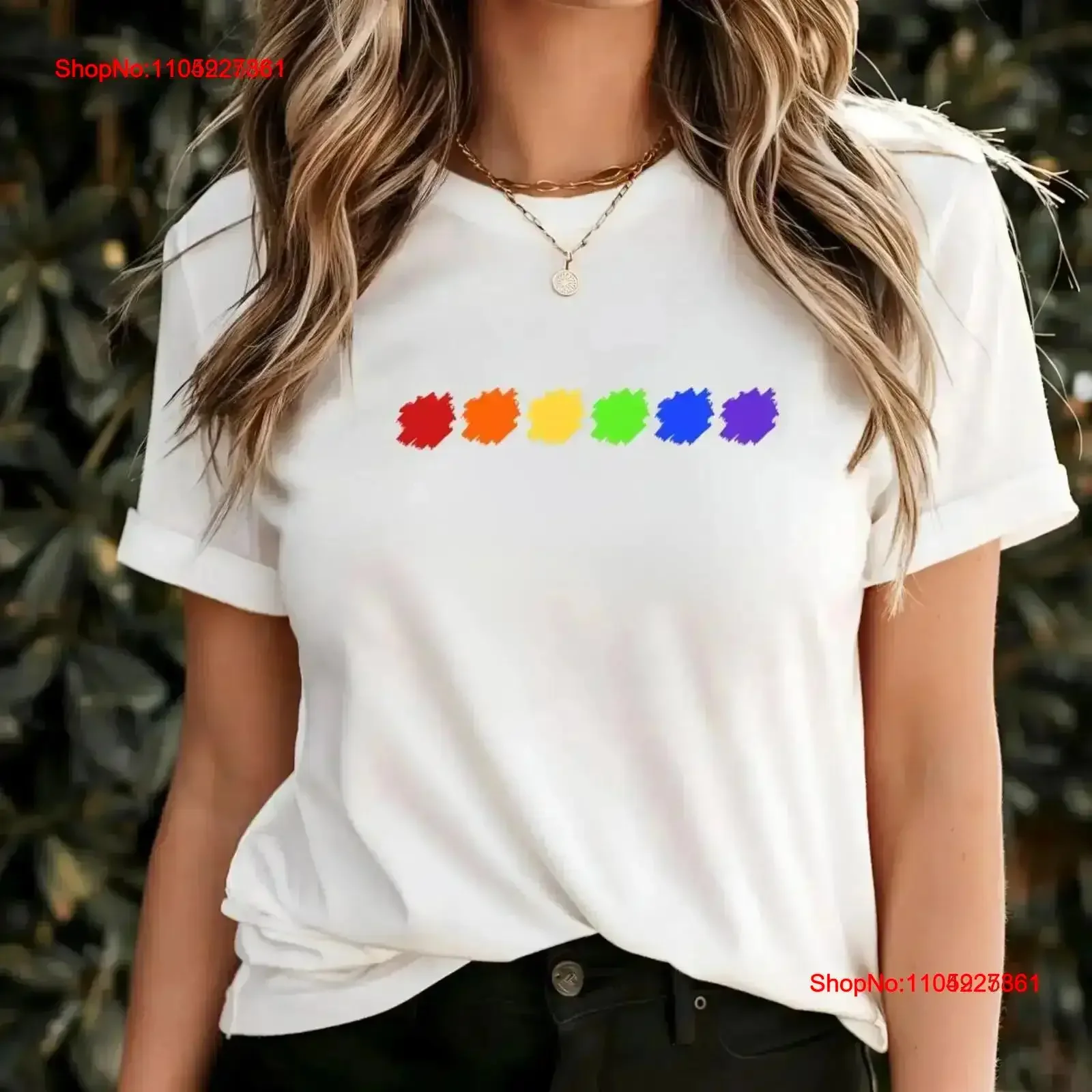

Футболка Splash Dot Rainbow ЛГБТ-гей-прайд Лесбиянка Be Kind Love is Equal винтажная стираная уличная одежда Растянутая винтажная стираная футболка