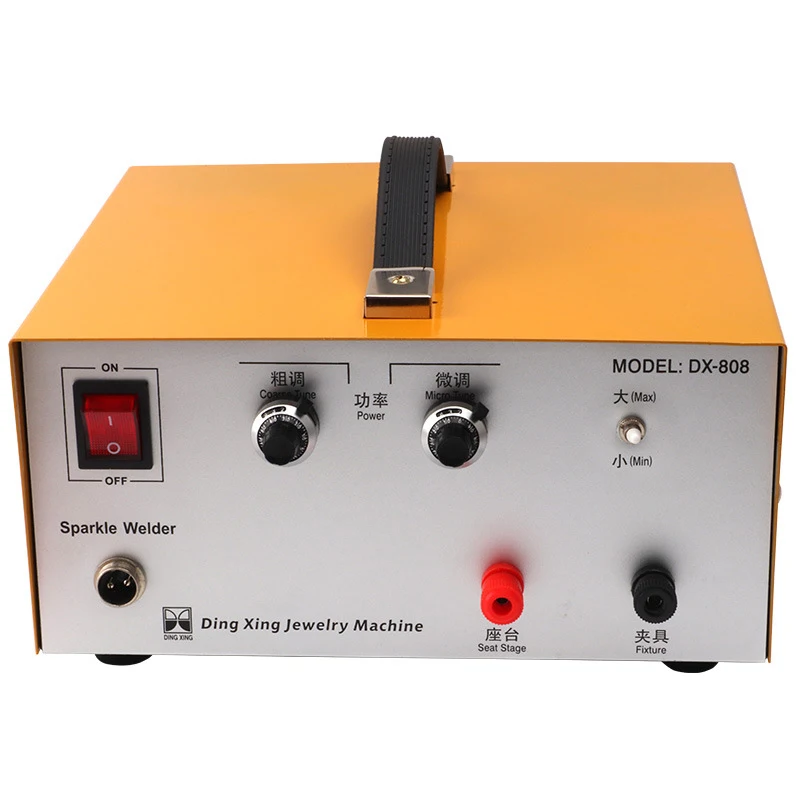 Sieraden Spot Welder 80A - Voetbediende draagbare ringlasser met puntlaspen voor goud, zilver, koper en aluminium