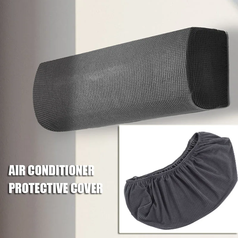 

Air Conditioner Dust Cover High Elasticity Breathable Material Easy Install Stylish Design Universal Fit For Wall-Mounted Units
